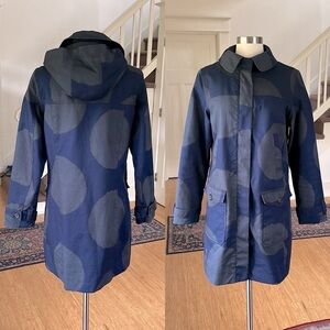 BODEN Fleece Lined Canvas Jacket w/Removable Hood Size 8
